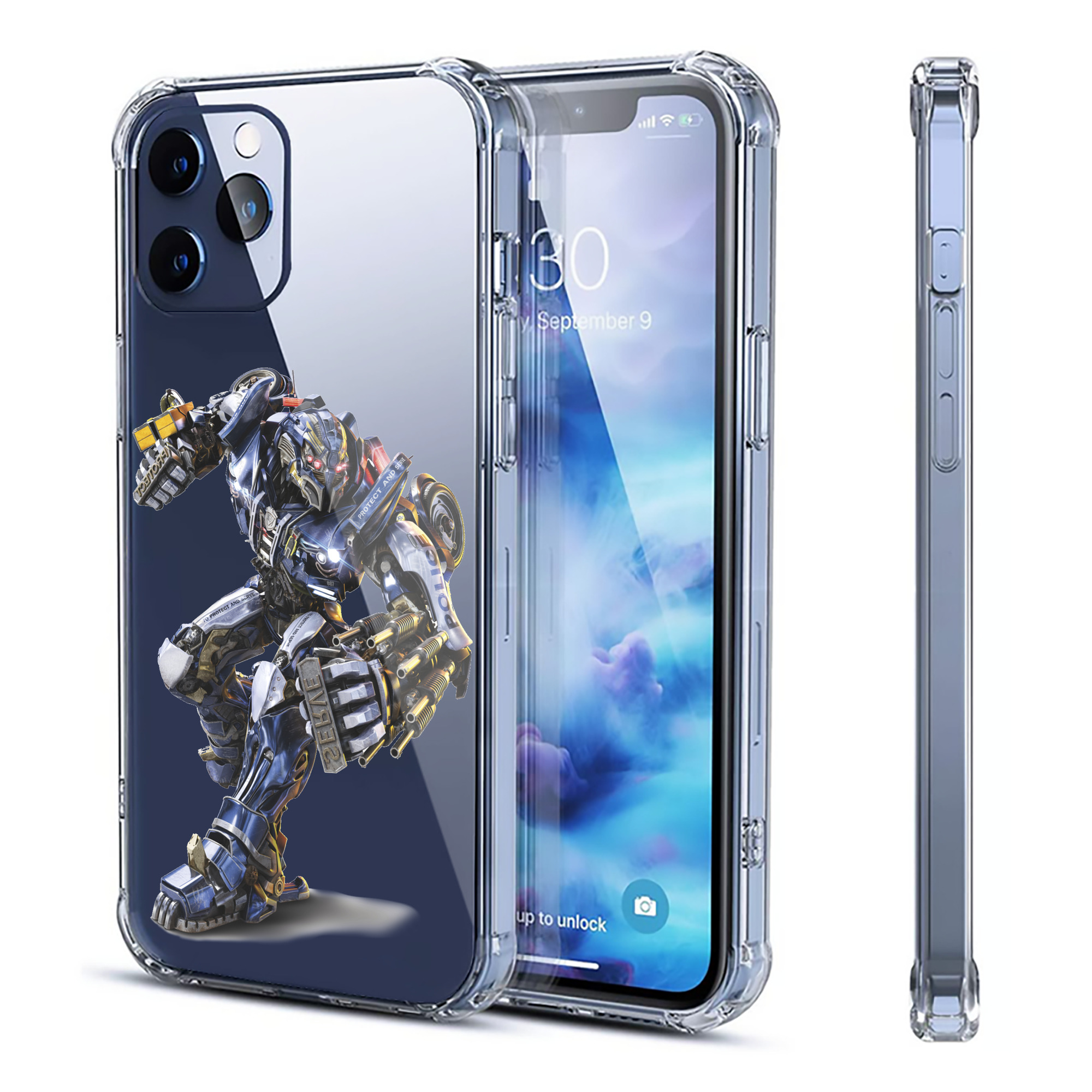 （画像用）  【iPhone 12シリーズ対応】透明スマホケース（クリアソフトケース）